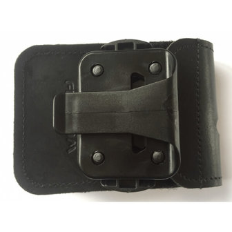 Leren holster Birdy-afneembare draaipassant