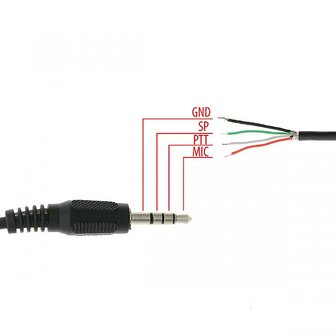 Crosslink repeater kabel 4 polig =&gt; Draad