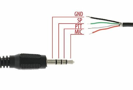 Crosslink repeater kabel 4 polig =&gt; Draad