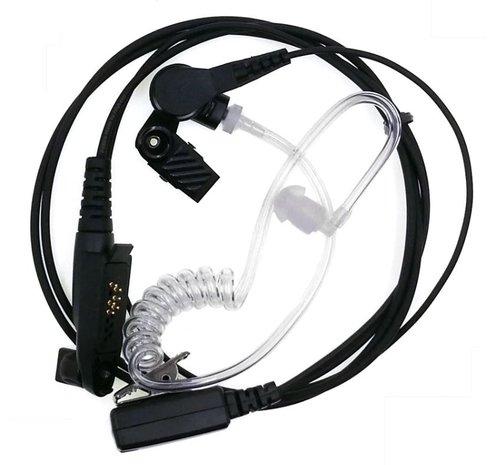 Professionele Recherche Headset mic+oortje lucht "Inrico" 6 polige stekker