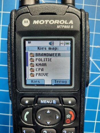 Motorola MTP850S Set (BRW Object ontvanger DMO Tetra)